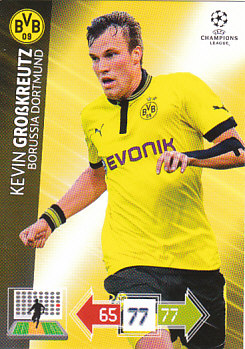 Kevin Grosskreutz Borussia Dortmund 2012/13 Panini Adrenalyn XL CL #74